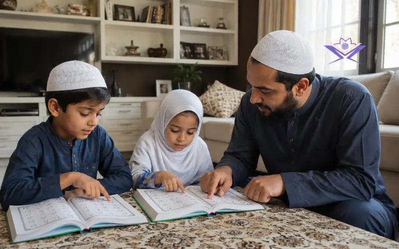 Teach a child the Arabic alphabet at home before Quran lessons