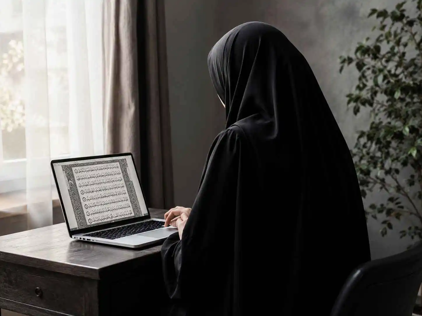 Female Quran tutor at home teaching online