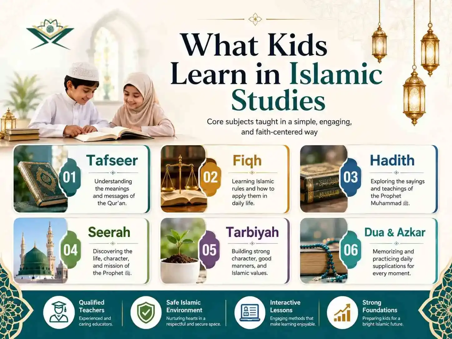 Islamic studies online for kids and adults